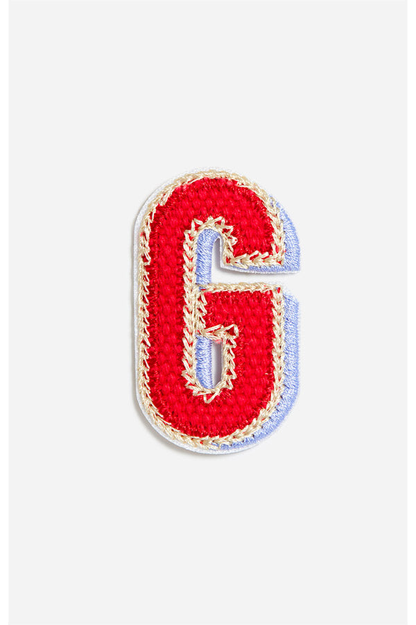 MULTICOLOR LETTER G PATCH