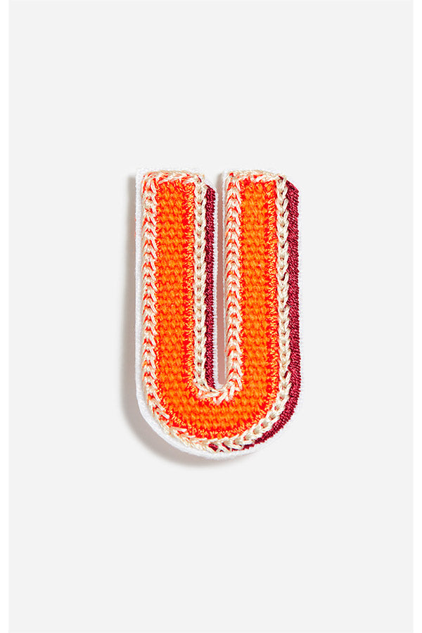 MULTICOLOR LETTER U PATCH