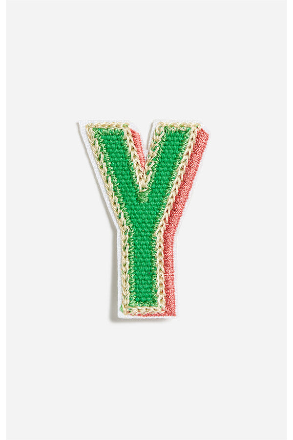 MULTICOLOR LETTER Y PATCH