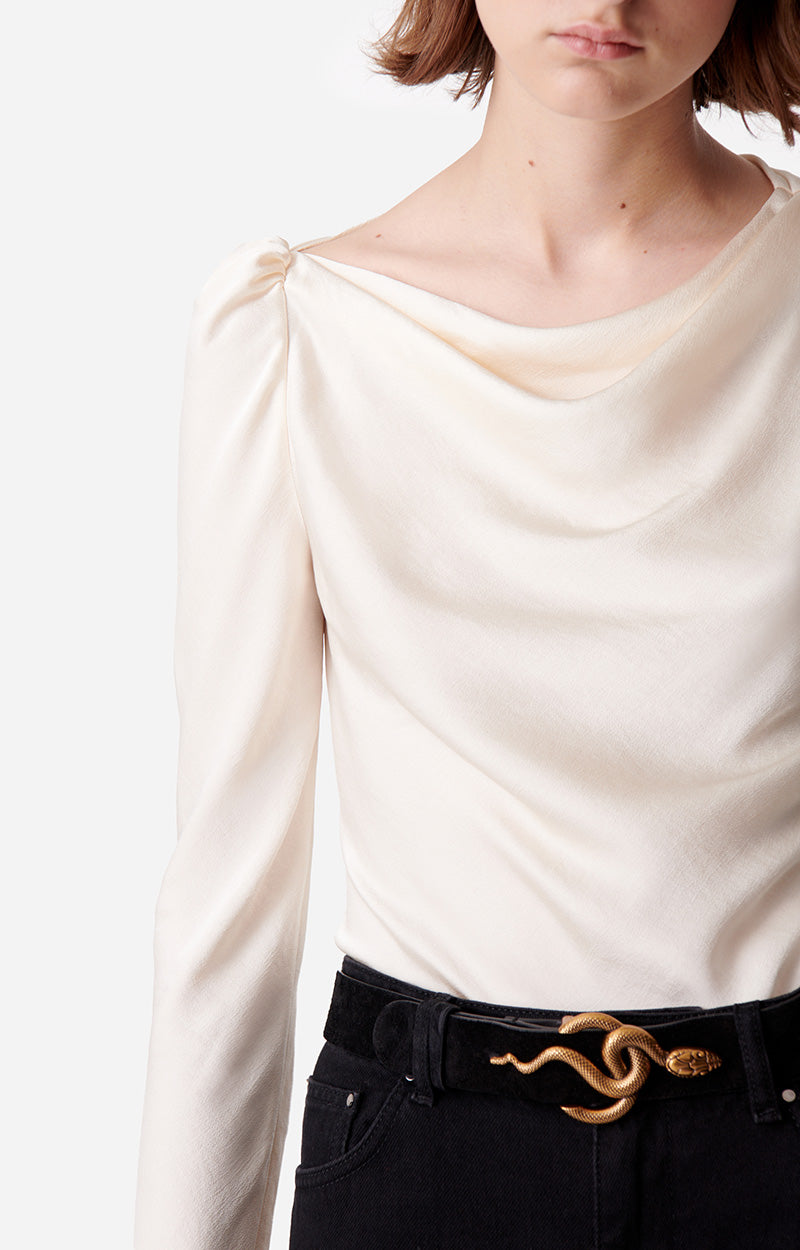DALMA ECRU BLOUSE