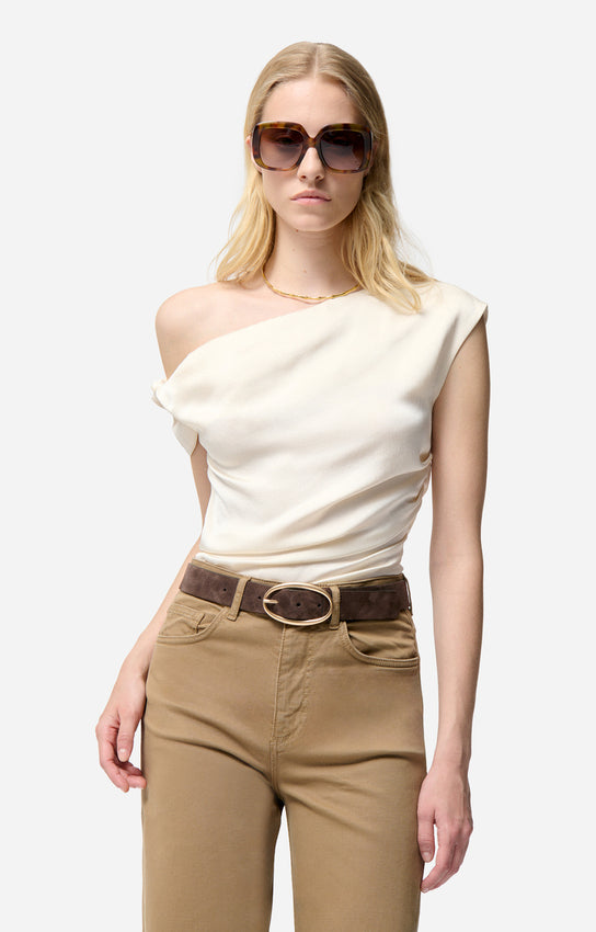 EZAI ECRU TOP