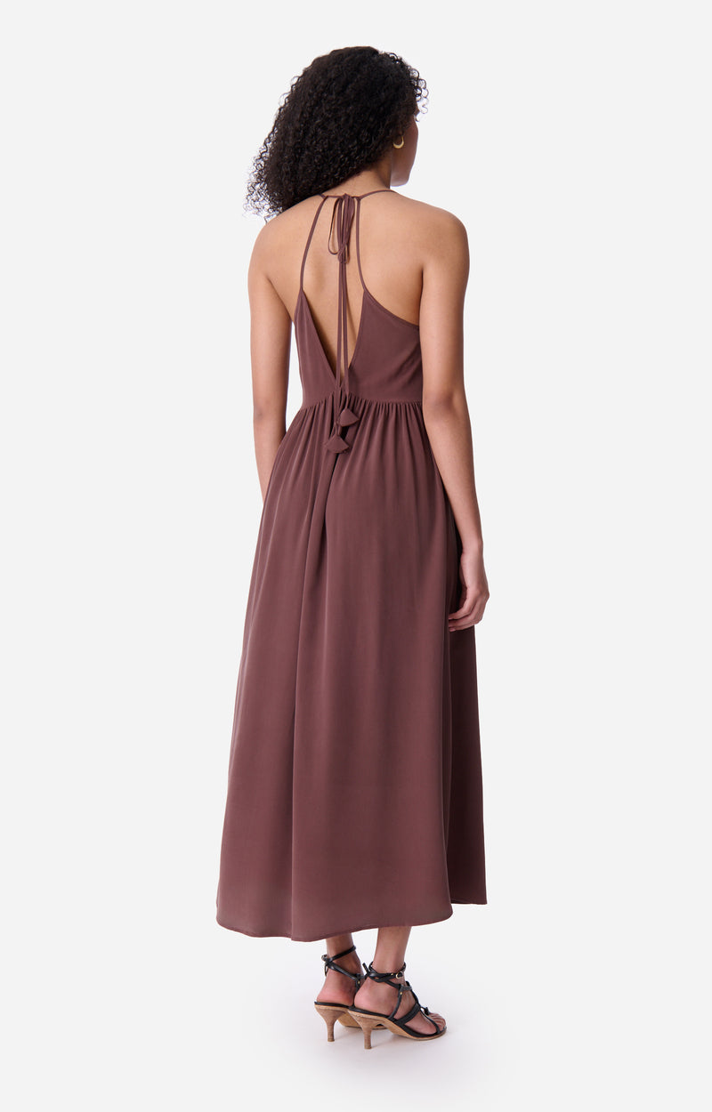 AINA BROWN DRESS
