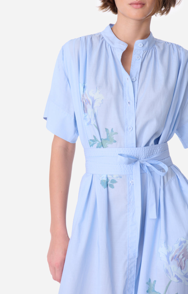 CIAO BLUE MIDI DRESS