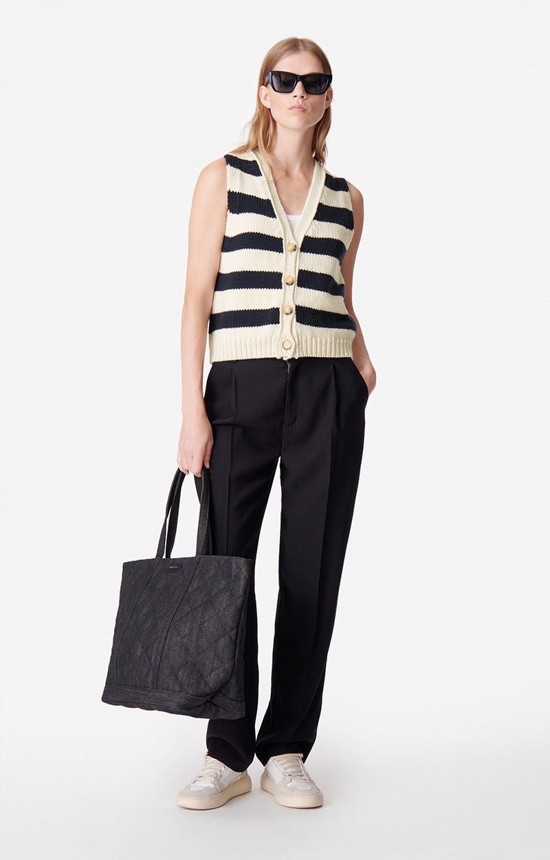 DOUNYA STRIPED VEST