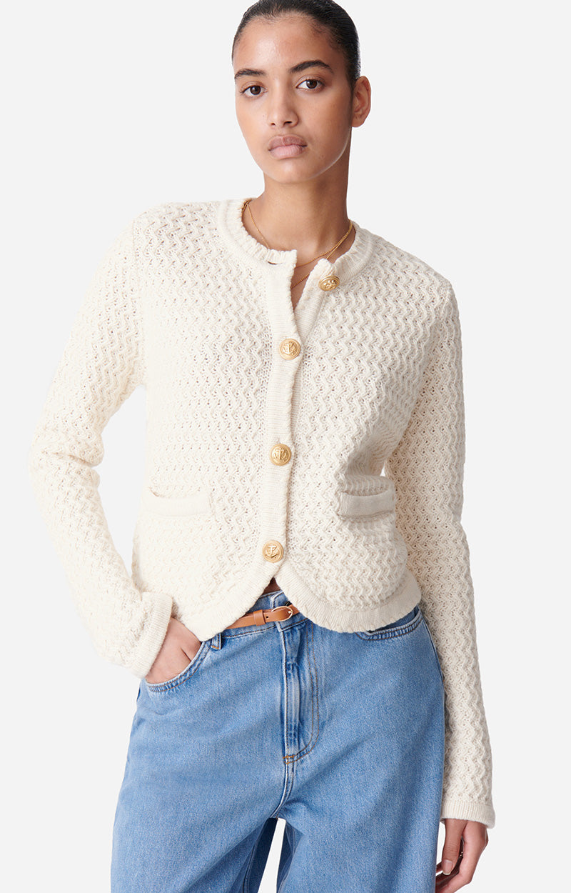 DORINA ECRU CARDIGAN