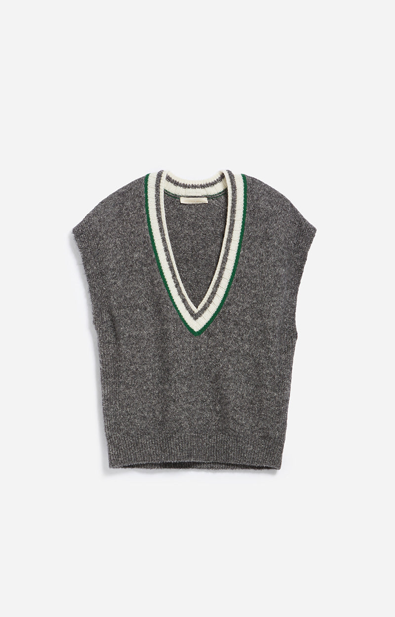 DALOBA MOTTLED GREY SWEATER