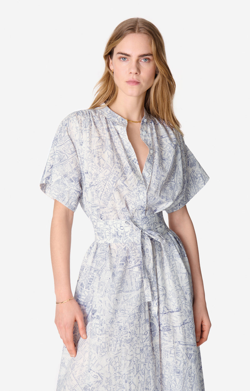 CIAO WHITE MIDI DRESS