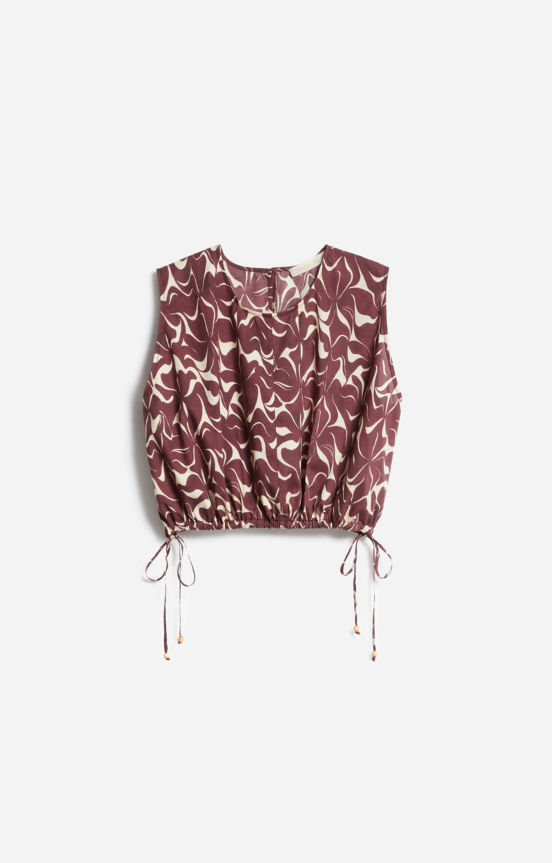 CALLAS PRINTED TOP