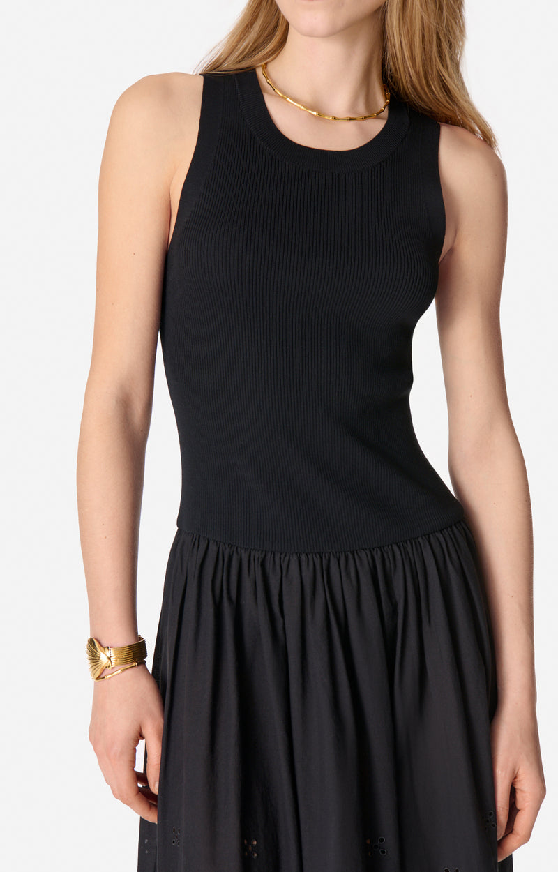 ENNAYA KNIT LONG DRESS
