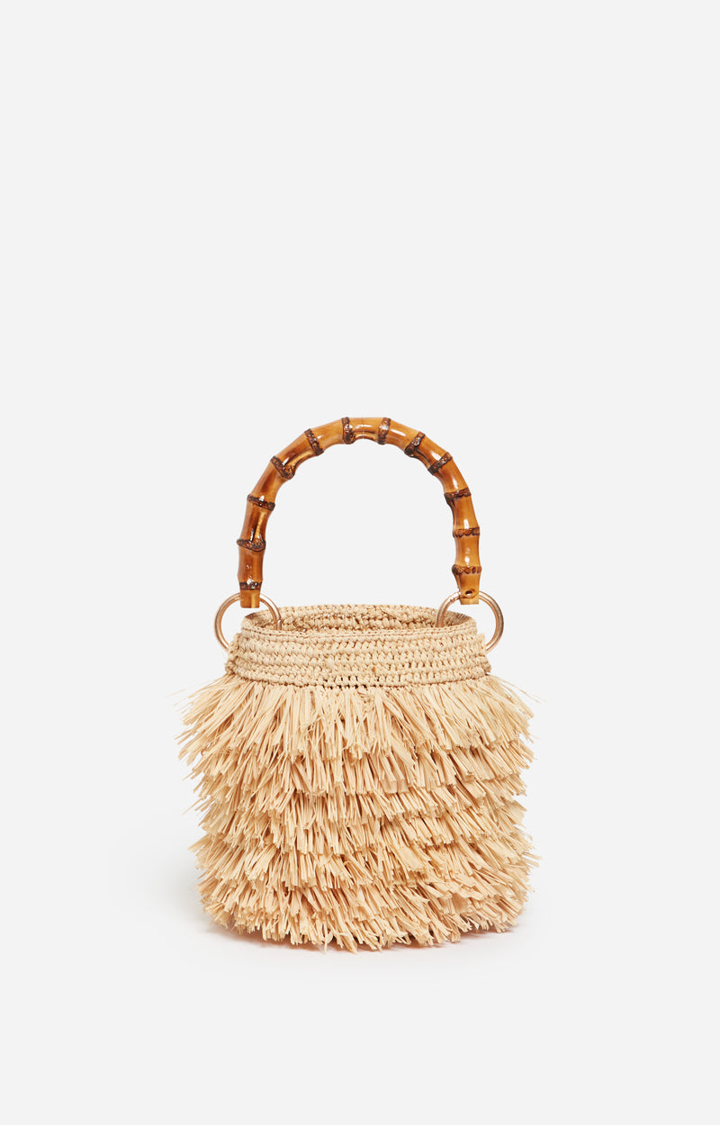 SMALL DEIA NATURAL PURSE BAG