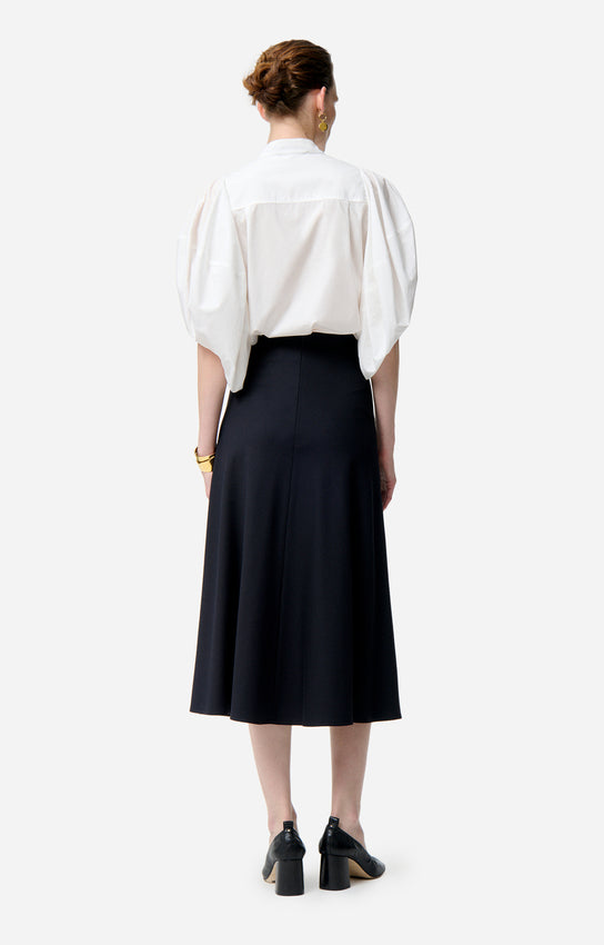 BOUSHRA NAVY SKIRT