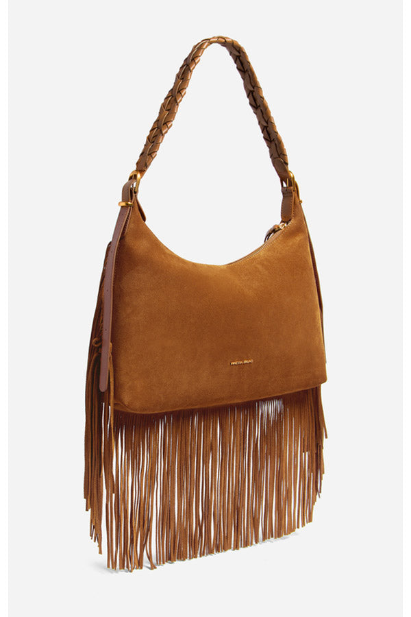 JESS HAZELNUT SMALL CALF LEATHER HOBO BAG