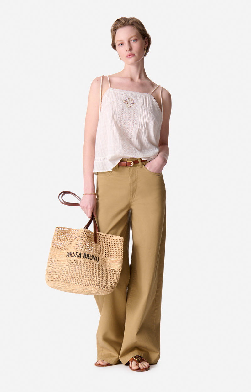 EVELY ECRU TOP