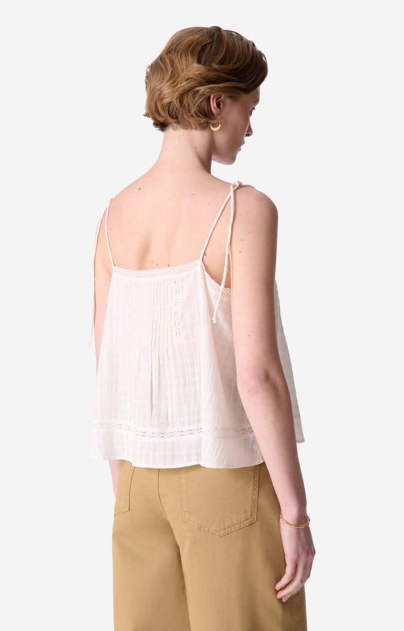 EVELY ECRU TOP