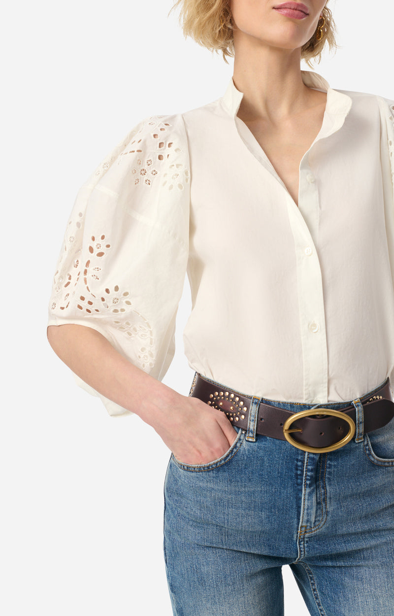 FELICIE ECRU BLOUSE