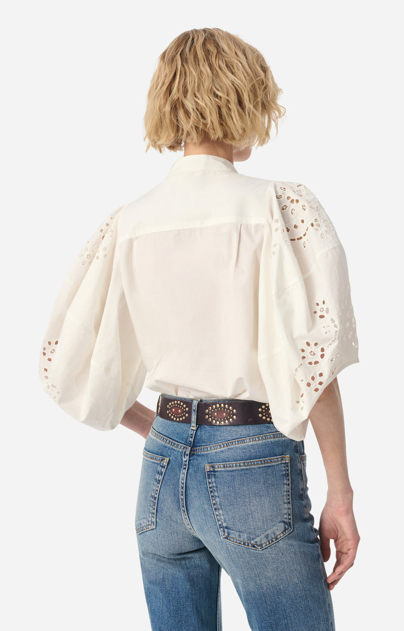 FELICIE ECRU BLOUSE