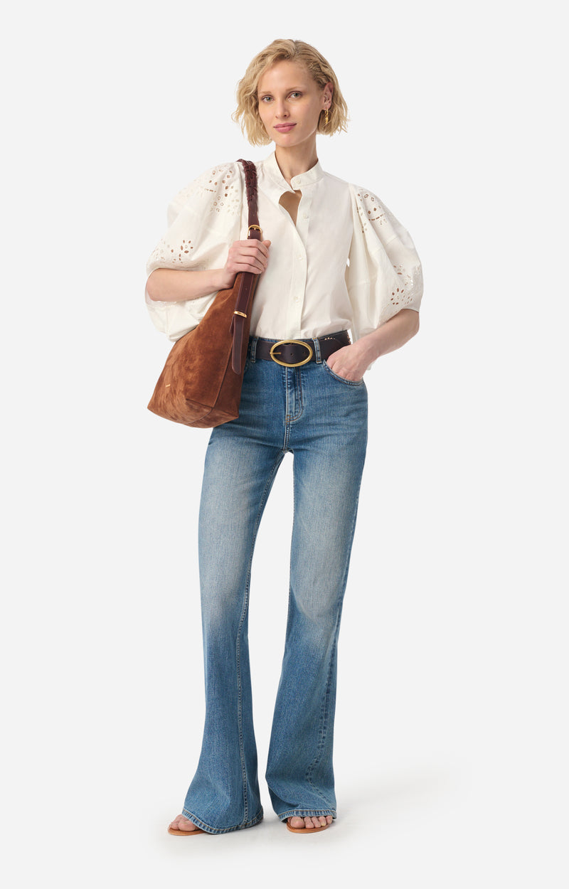 FELICIE ECRU BLOUSE