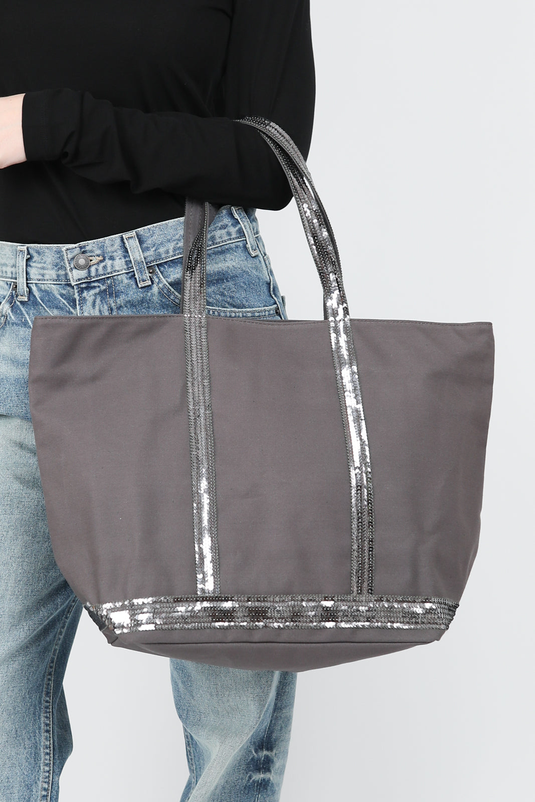 CANVAS L ANTHRACITE CABAS TOTE