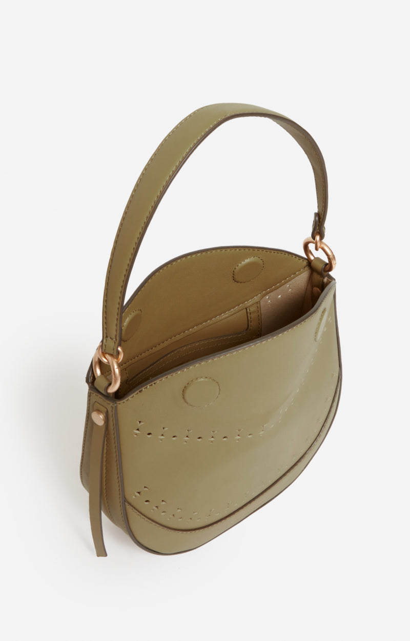 SMALL LEATHER OLIVE DAILY BAG