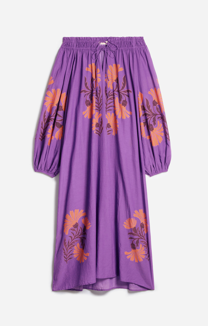 EMELDA PURPLE LONG DRESS