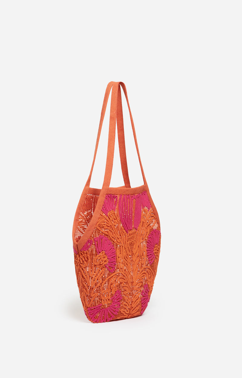 ORANGE MESH BAG