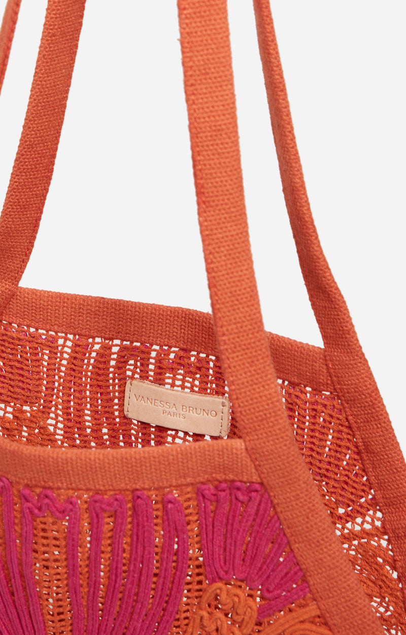 ORANGE MESH BAG