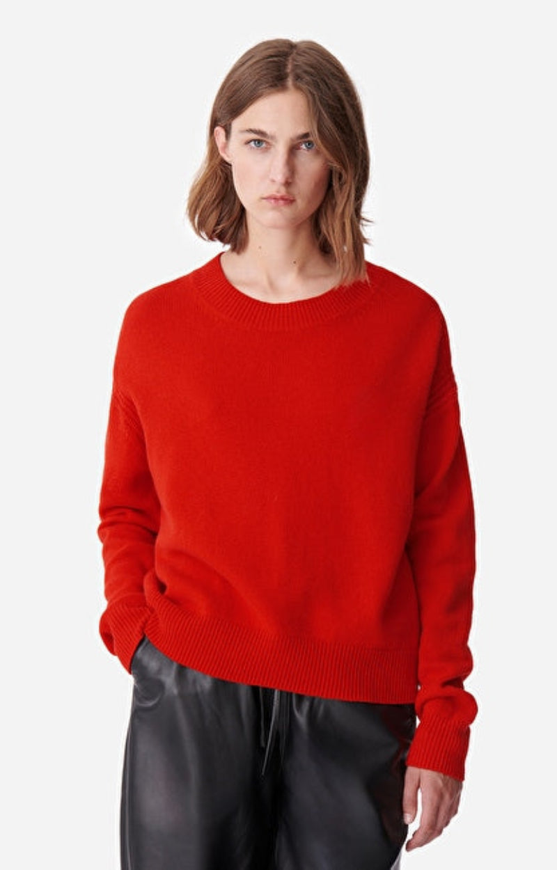 DIDIA POPPY RED SWEATER