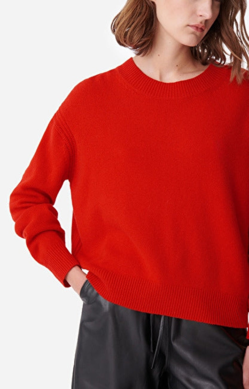 DIDIA POPPY RED SWEATER