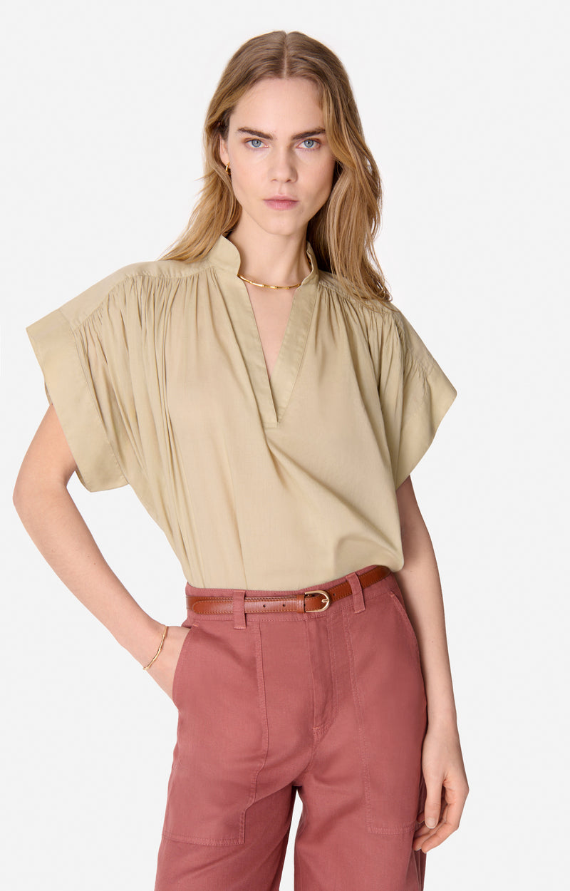 CORY CLAY BLOUSE