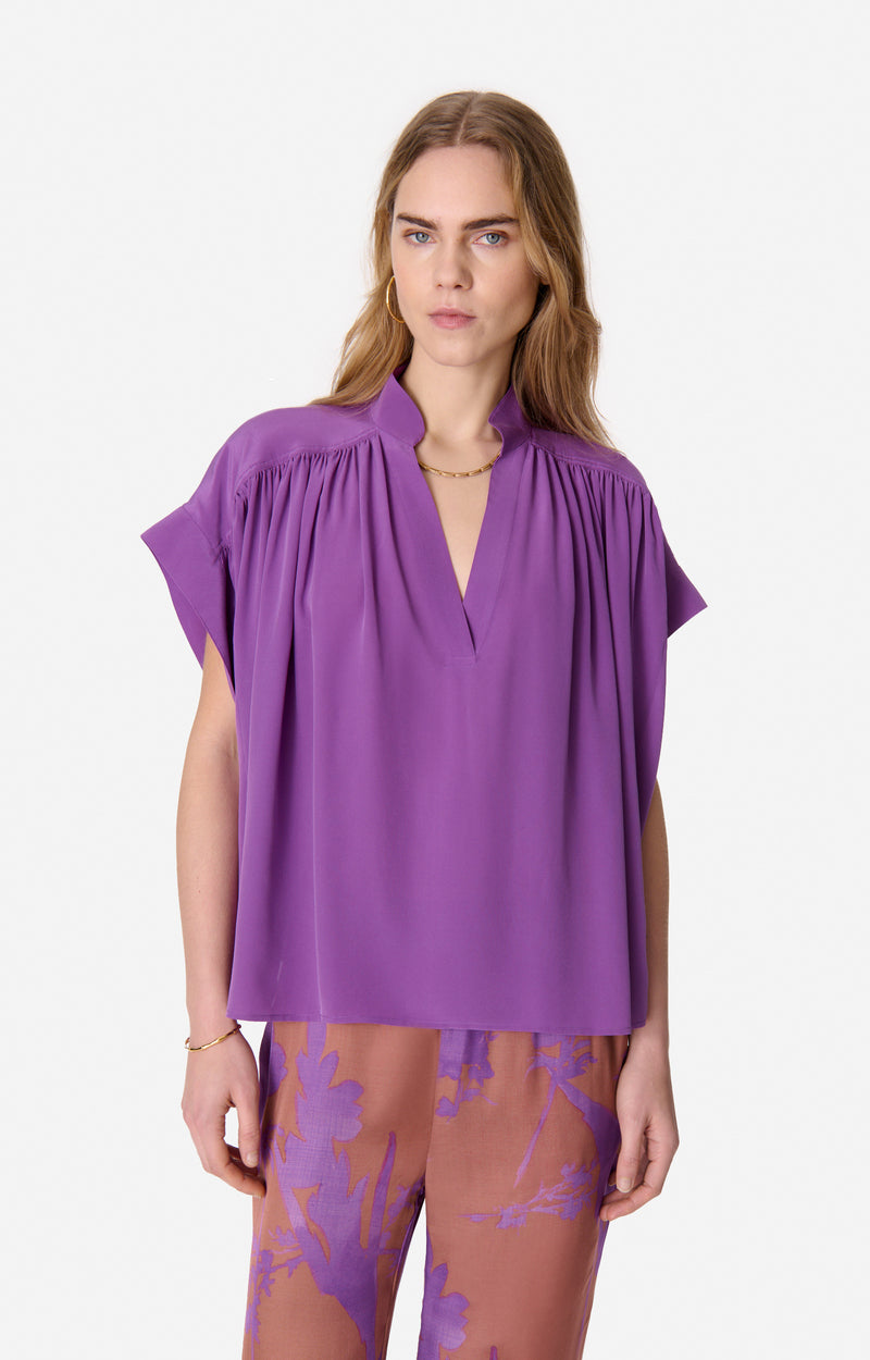 CORY VIOLET BLOUSE