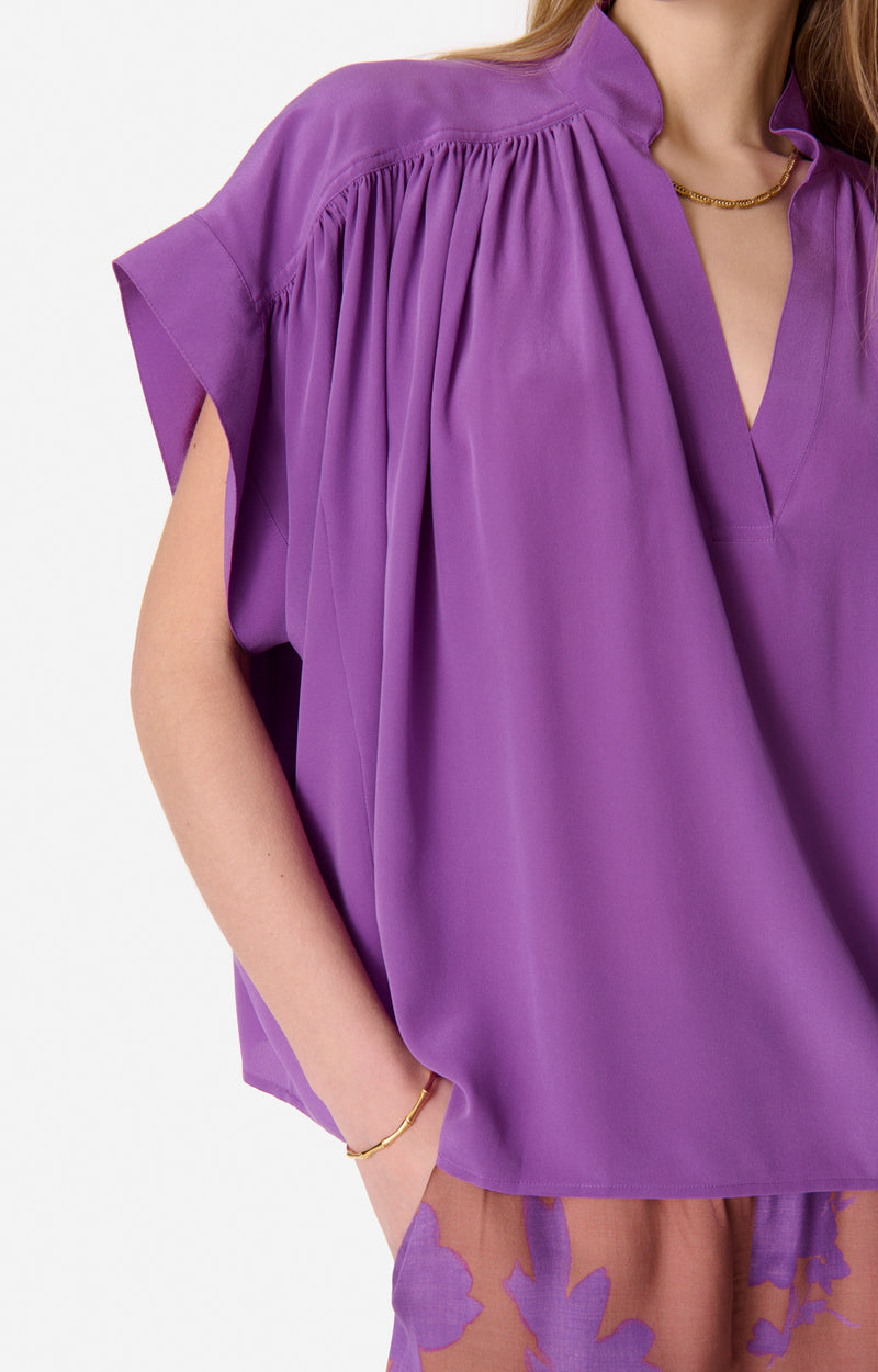 CORY VIOLET BLOUSE