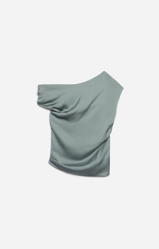 EZAI PEARL GREY TOP