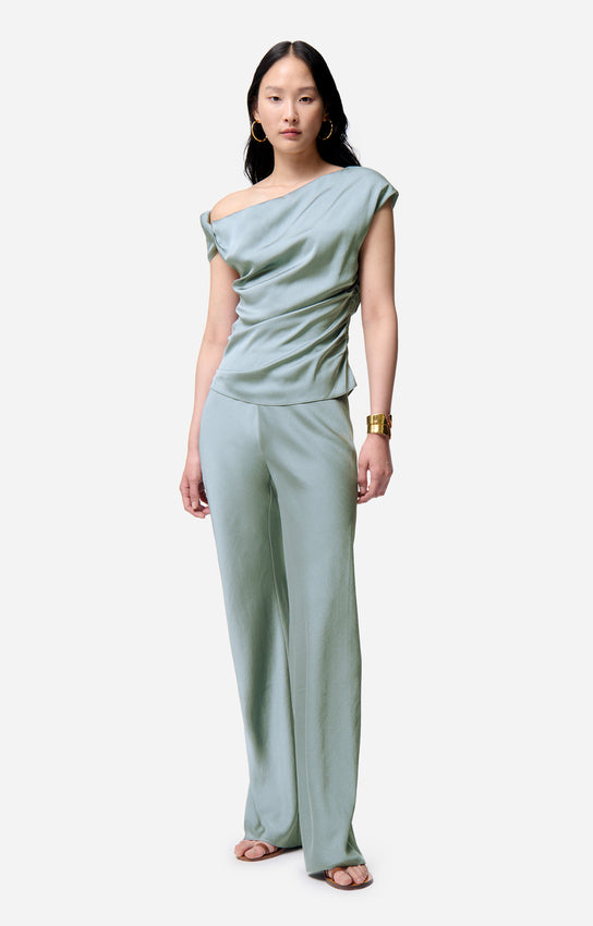 EZAI PEARL GREY TOP