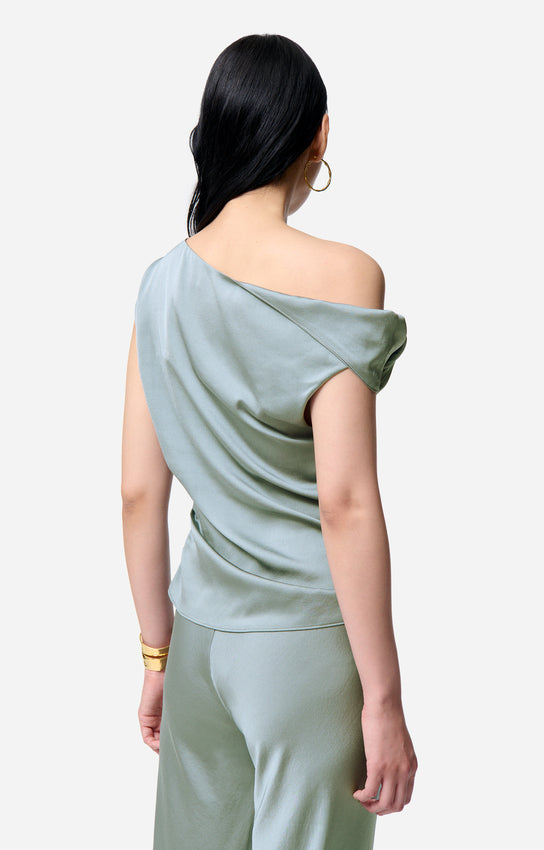 EZAI PEARL GREY TOP