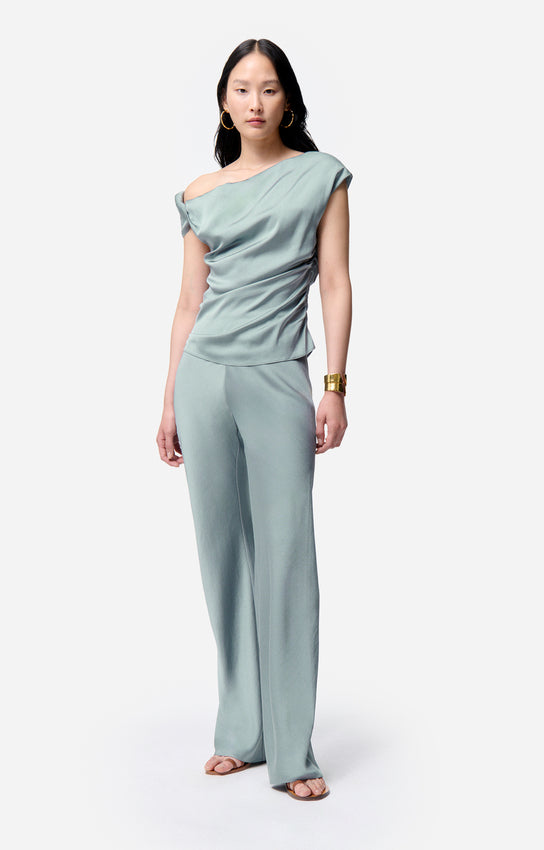 ESSAID PEARL GREY PANTS