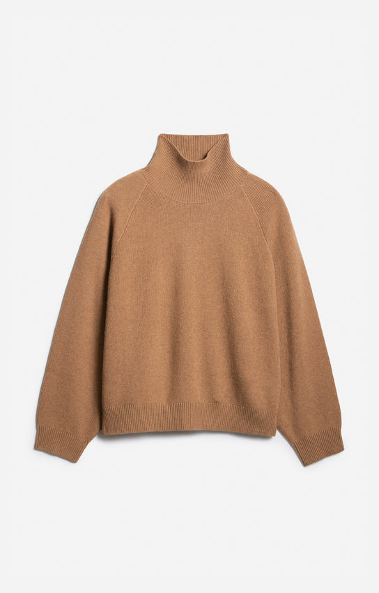 FRENE CAMEL WOOL TURTLENECK