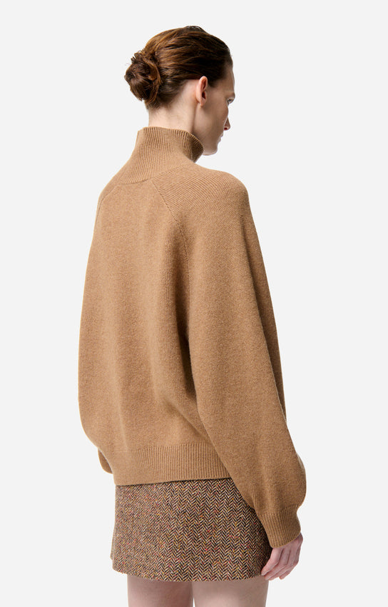 FRENE CAMEL WOOL TURTLENECK