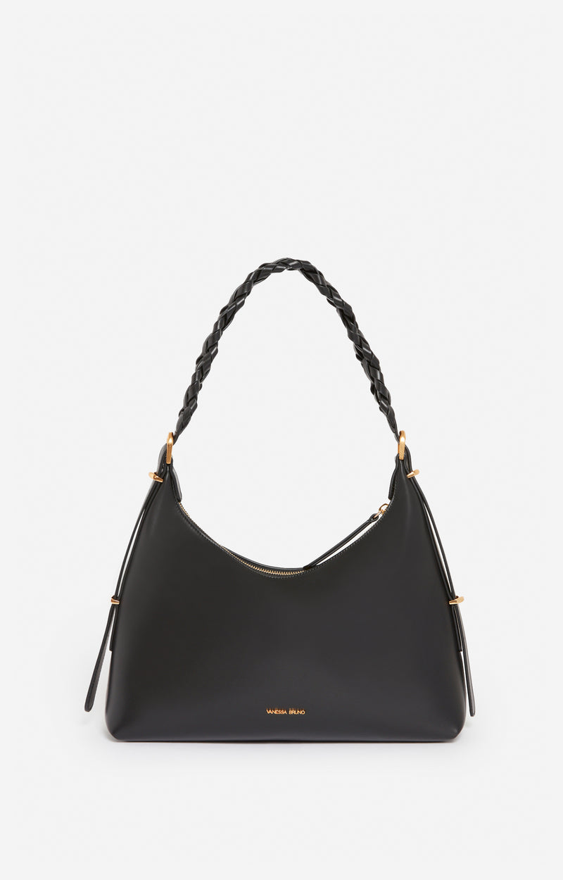 JESS PM ZIP BLACK BAG