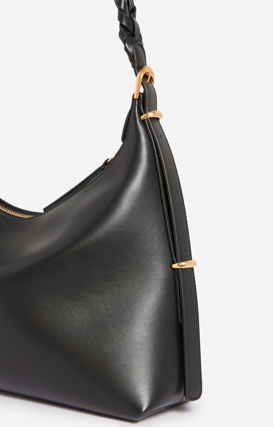 JESS PM ZIP BLACK BAG