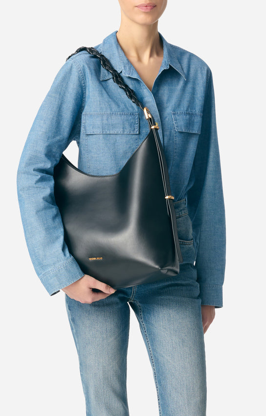 JESS BLACK HOBO BAG