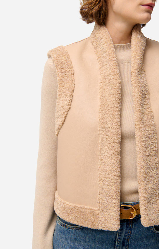 DAMAN BISCUIT BOUCLE VEST