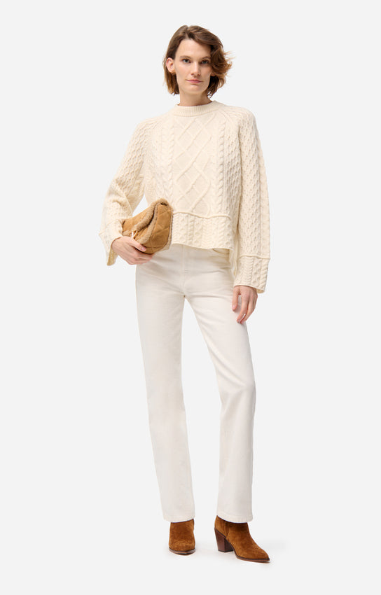 FOLK ECRU SWEATER