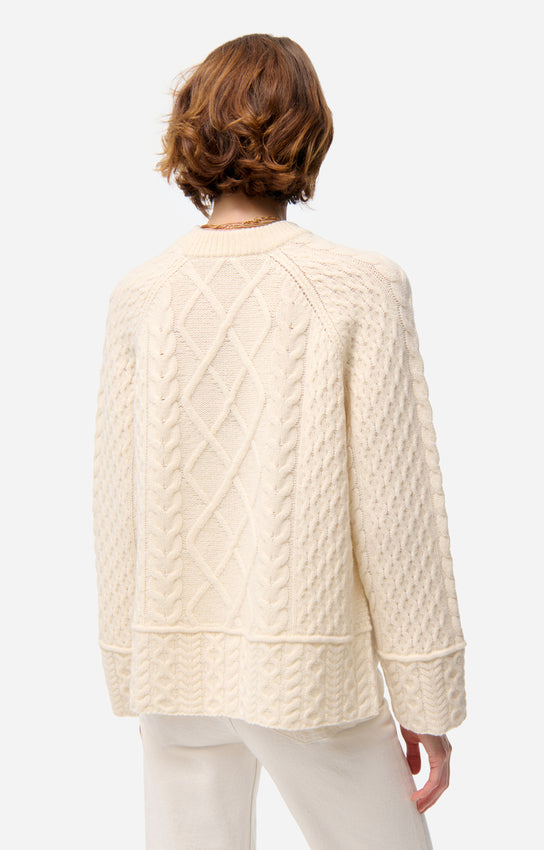 FOLK ECRU SWEATER
