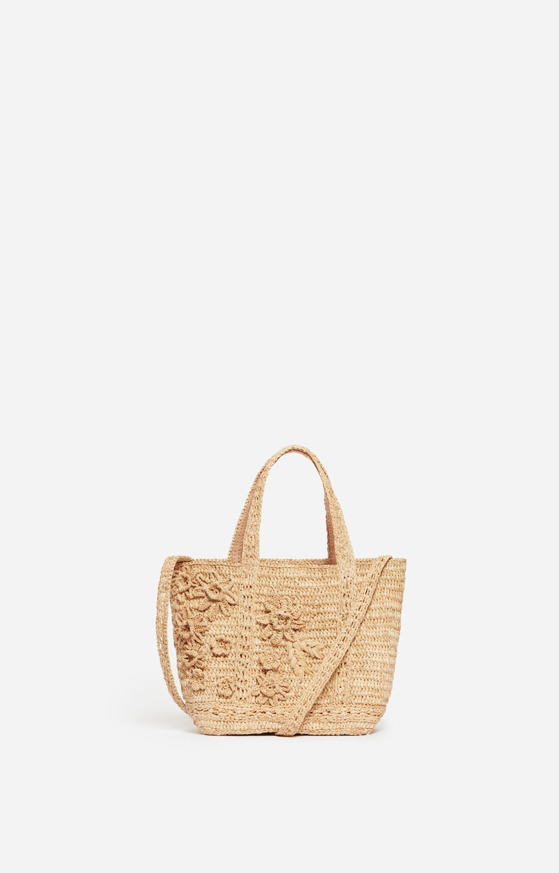 RAFFIA XS NATURAL CABAS TOTE