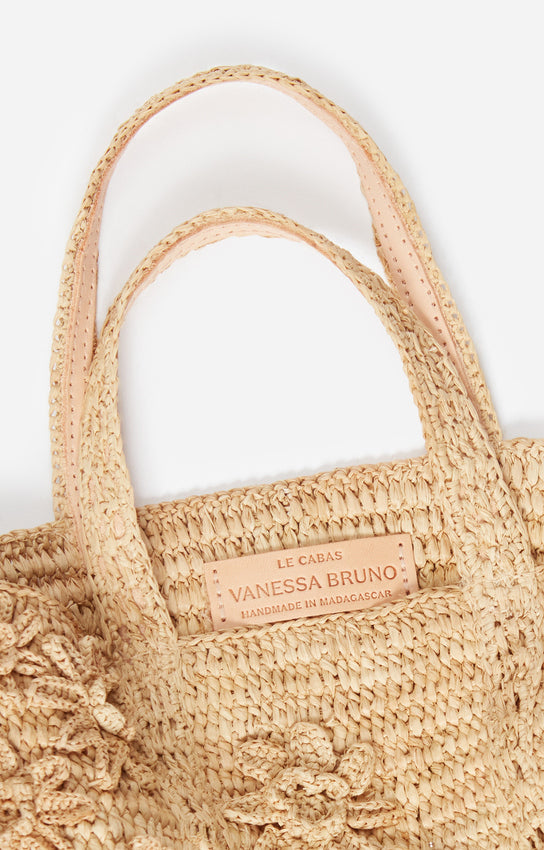 RAFFIA XS NATURAL CABAS TOTE