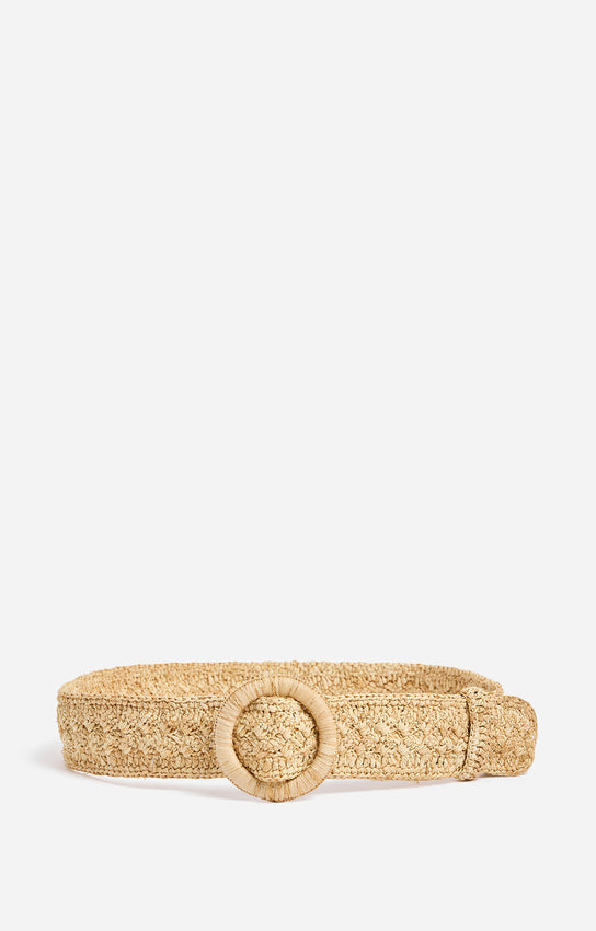 RAFFIA BELT 45MM