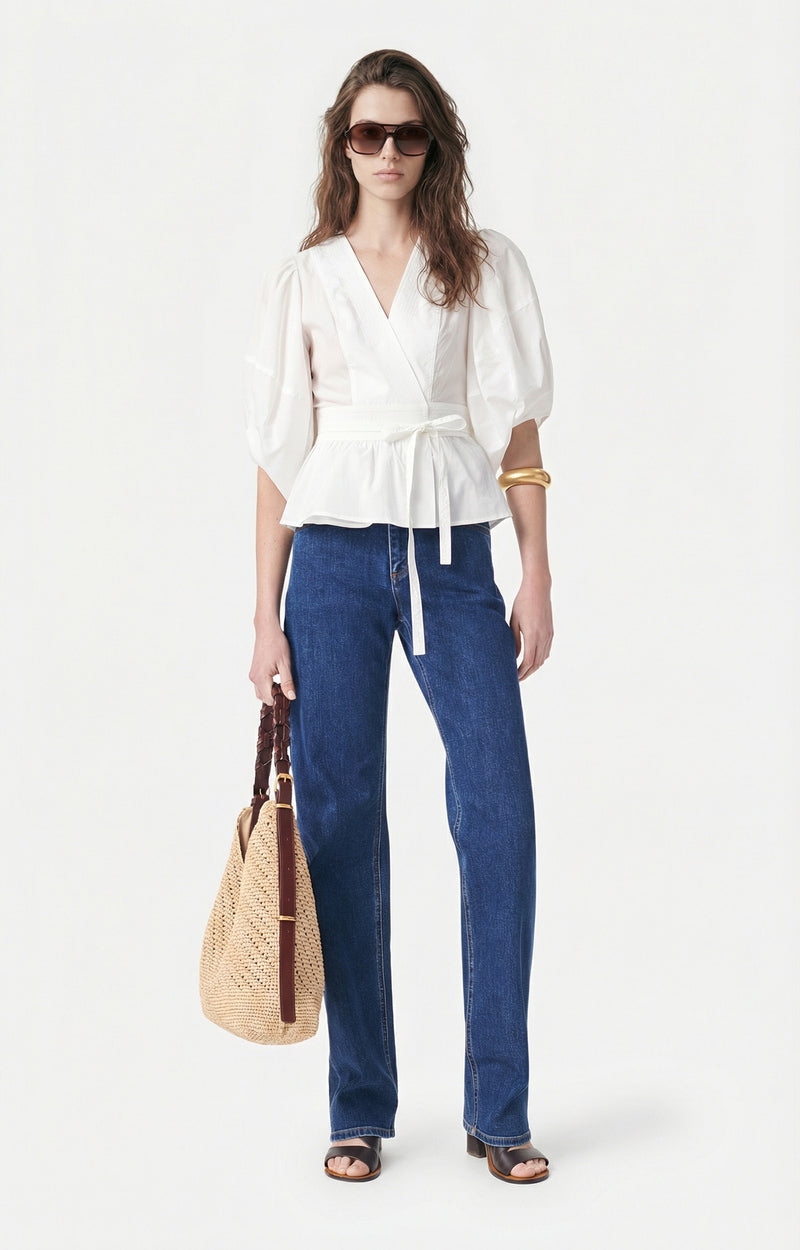 GUNNER ECRU BLOUSE