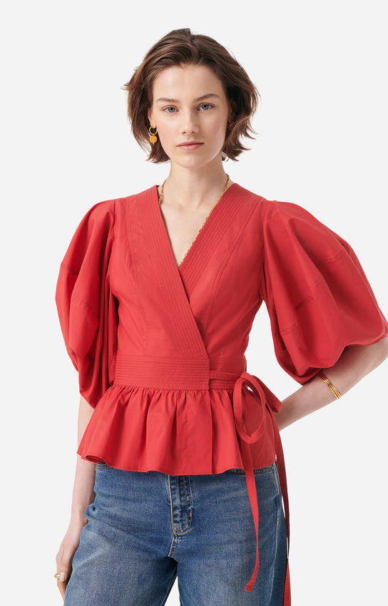 GUNNER RED BLOUSE