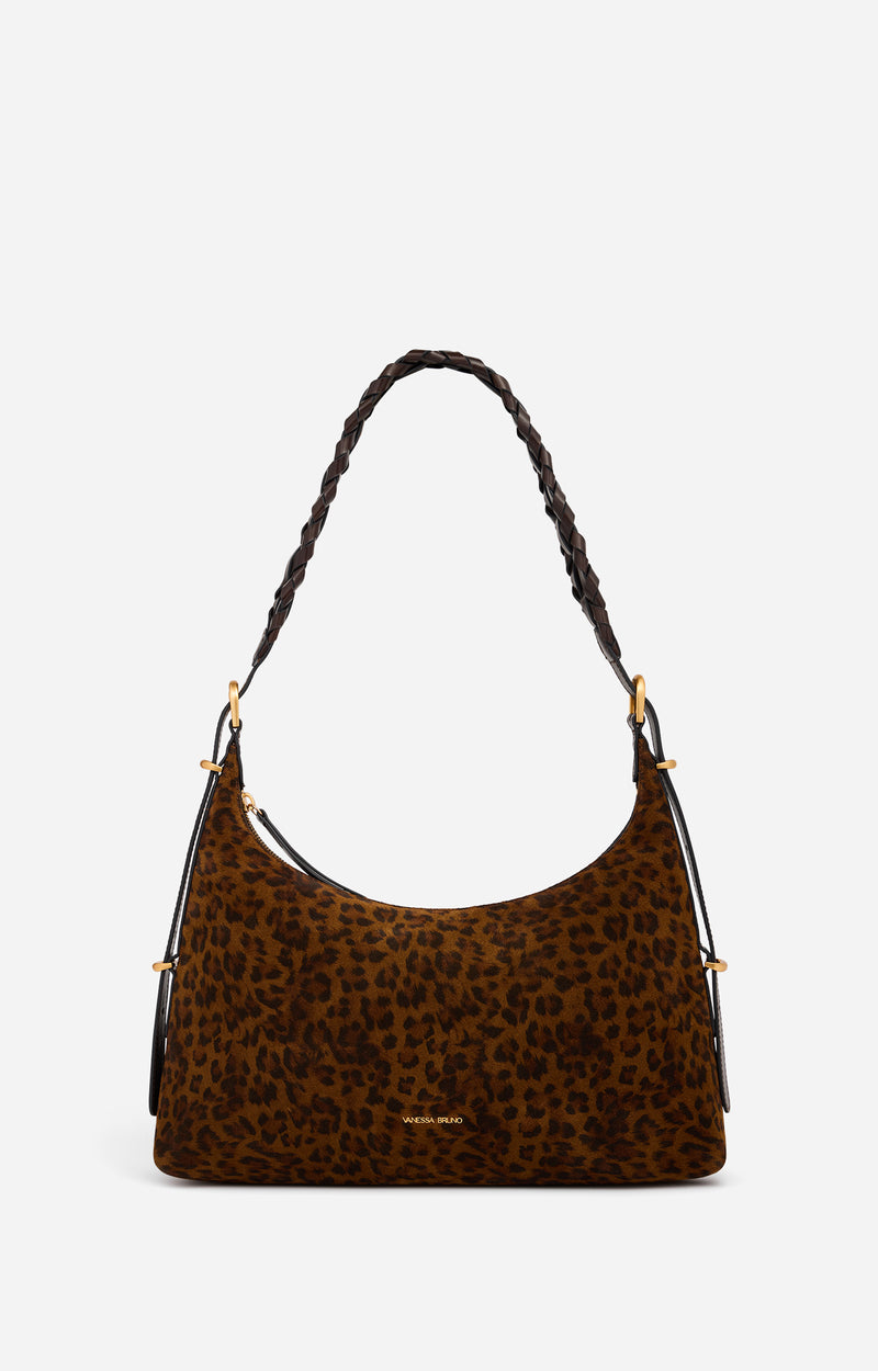 JESS LEOPARD SMALL HOBO BAG