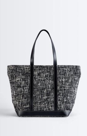 TWEED CABAS S WITH STRAP